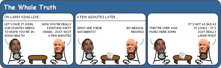 McCains Bill Of Health cartoon